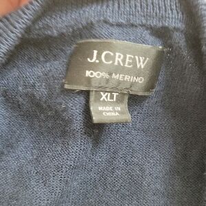 J. Crew Men’s Crewneck Sweater in Navy Blue